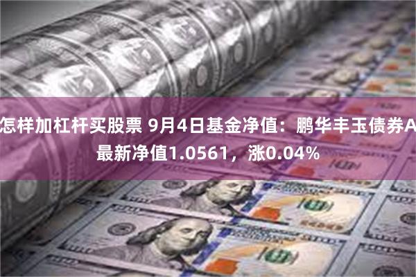 怎样加杠杆买股票 9月4日基金净值：鹏华丰玉债券A最新净值1.0561，涨0.04%