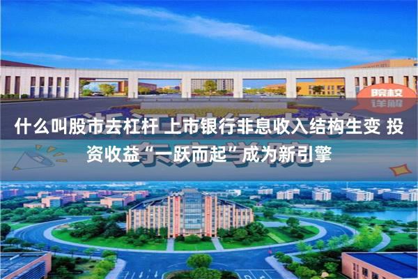 什么叫股市去杠杆 上市银行非息收入结构生变 投资收益“一跃而起”成为新引擎